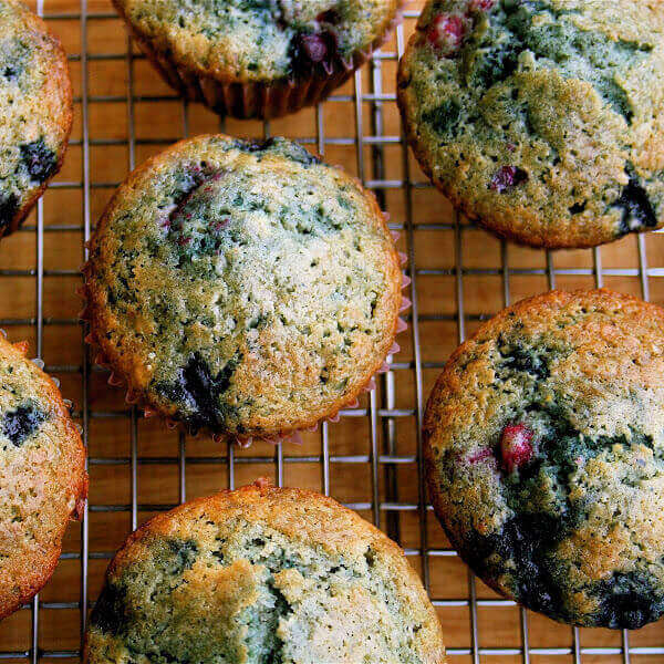 These berry muffins are moist, sweet, and a yummy yummy treat! I used all frozen berries and they came out beautifully. // alexandracooks.com These berry muffins are moist, sweet, and a yummy yummy treat! I used all frozen berries and they came out beautifully. // alexandracooks.com