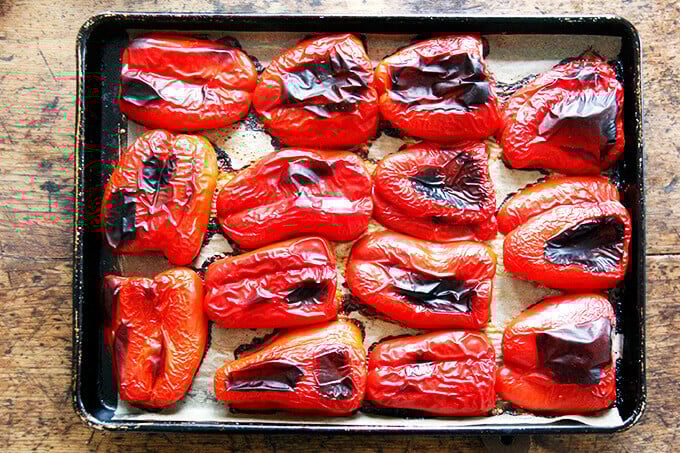 roasted red bell peppers