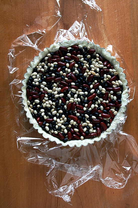 preparing to blind bake the tart shell preparing to blind bake the tart shell