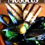 A bowl of Balthazar’s Simple Moules Marinière (Mussels).