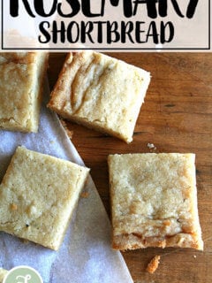 Rosemary shortbread.