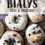 homemade bialys