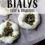 homemade bialys