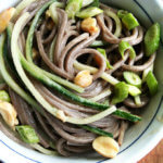 soba noodles with peanut dressing