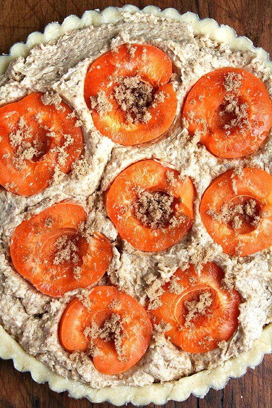 Fresh apricots and a frangipane filling make this apricot and almond tart a lovely summer picnic treat. // alexandracooks.com Fresh apricots and a frangipane filling make this apricot and almond tart a lovely summer picnic treat. // alexandracooks.com