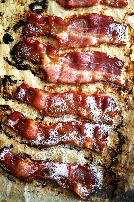cooked bacon cooked bacon