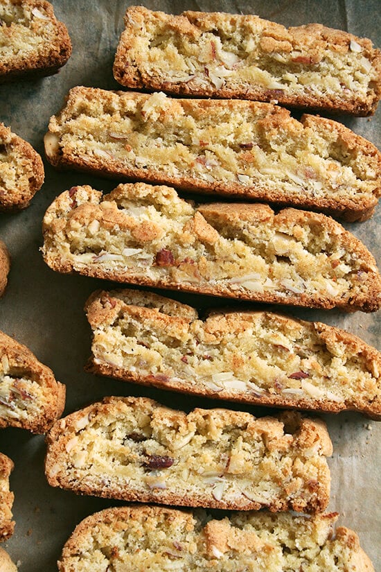 Do you have people coming to visit anytime soon? Would you like them to feel super welcomed? Try these four recipes for guests: vanilla-almond biscotti, coconut almond granola, salted oatmeal cookies and honey whole wheat bread. Your guests might never leave. // alexandracooks.com Do you have people coming to visit anytime soon? Would you like them to feel super welcomed? Try these four recipes for guests: vanilla-almond biscotti, coconut almond granola, salted oatmeal cookies and honey whole wheat bread. Your guests might never leave. // alexandracooks.com