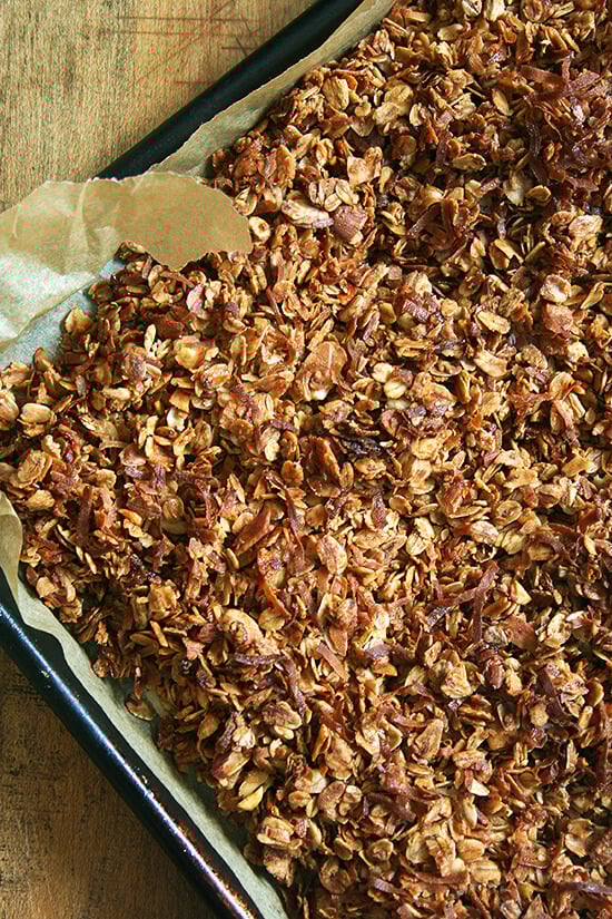 almond coconut granola almond coconut granola