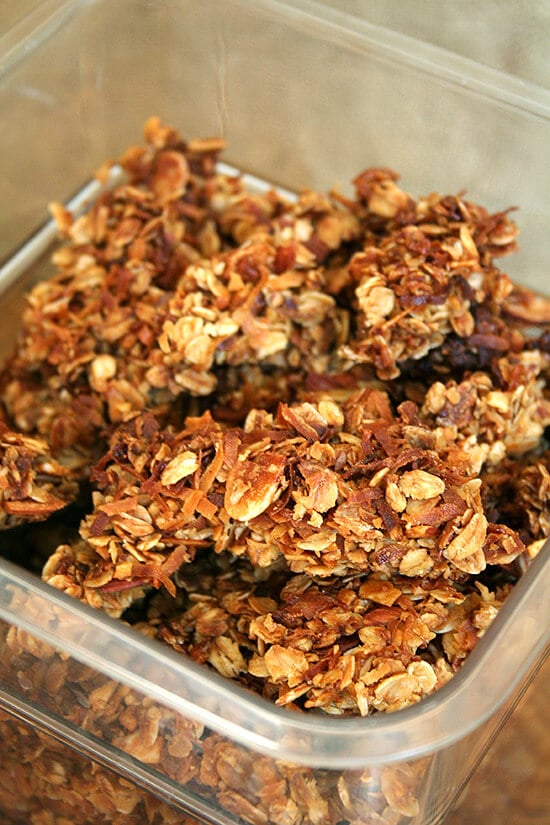 Do you have people coming to visit anytime soon? Would you like them to feel super welcomed? Try these four recipes for guests: vanilla-almond biscotti, coconut almond granola, salted oatmeal cookies and honey whole wheat bread. Your guests might never leave. // alexandracooks.com Do you have people coming to visit anytime soon? Would you like them to feel super welcomed? Try these four recipes for guests: vanilla-almond biscotti, coconut almond granola, salted oatmeal cookies and honey whole wheat bread. Your guests might never leave. // alexandracooks.com