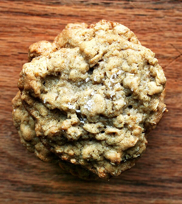 salted oatmeal cookies salted oatmeal cookies