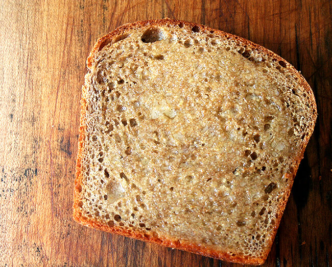 toasted and buttered bread...so yummy toasted and buttered bread...so yummy