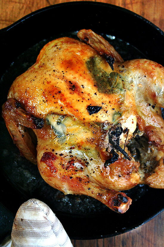 roast chicken in cast iron skillet roast chicken in cast iron skillet