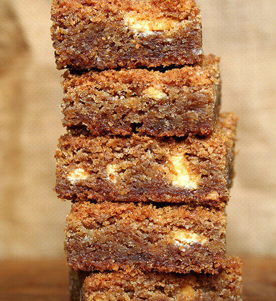 Brown Butter Blondies with Sea Salt