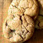 An up close shot of the very best molasses crinkles.