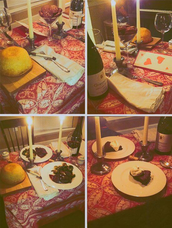 A montage of photos from Valentine's Day.