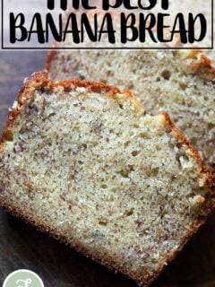 Just baked banana bread.