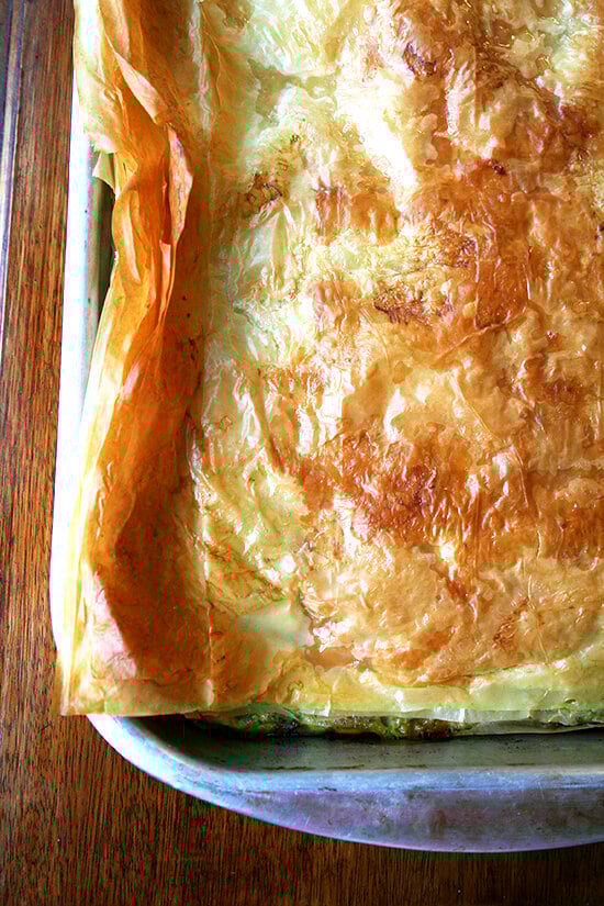full-size spanakopita full-size spanakopita