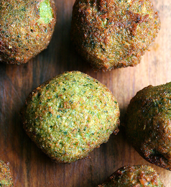 homemade falafel