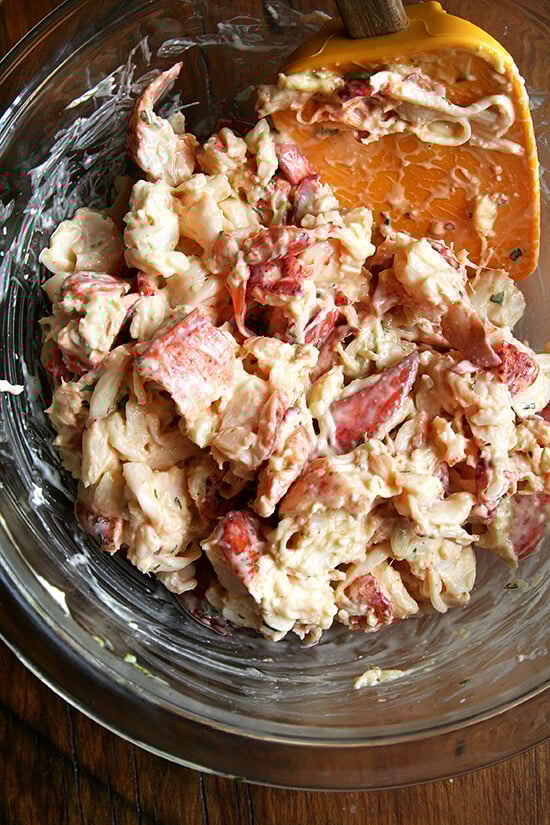 Homemade lobster rolls deserve homemade mayonnaise, which is surprisingly easy to make. These lobster rolls, made with nothing more than homemade mayo, fresh tarragon and a squeeze of lemon, are unbelievably delicious. // alexandracooks.com Homemade lobster rolls deserve homemade mayonnaise, which is surprisingly easy to make. These lobster rolls, made with nothing more than homemade mayo, fresh tarragon and a squeeze of lemon, are unbelievably delicious. // alexandracooks.com