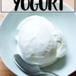 A bowl of frozen yogurt.