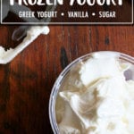 A bowl of real frozen yogurt.