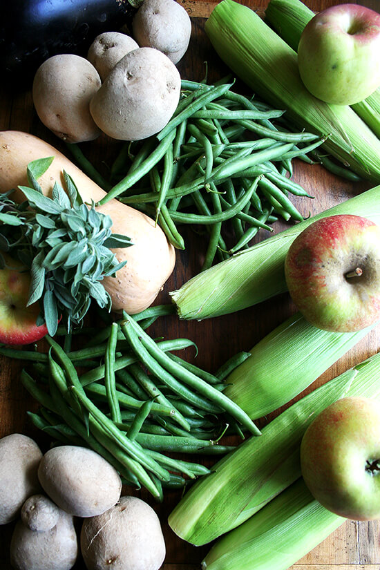 In the past six years, subscriptions to CSAs in eastern Pennsylvania, southern California and northern Virginia have forever transformed how I eat and cook. I have learned to plan meals based on the vegetables I have at hand not the protein. I have learned to appreciate vegetables in their freshest state seasoned with little more than olive oil, salt and pepper. I have eaten more dark leafy greens than I ever imagined. // alexandracooks.com In the past six years, subscriptions to CSAs in eastern Pennsylvania, southern California and northern Virginia have forever transformed how I eat and cook. I have learned to plan meals based on the vegetables I have at hand not the protein. I have learned to appreciate vegetables in their freshest state seasoned with little more than olive oil, salt and pepper. I have eaten more dark leafy greens than I ever imagined. // alexandracooks.com