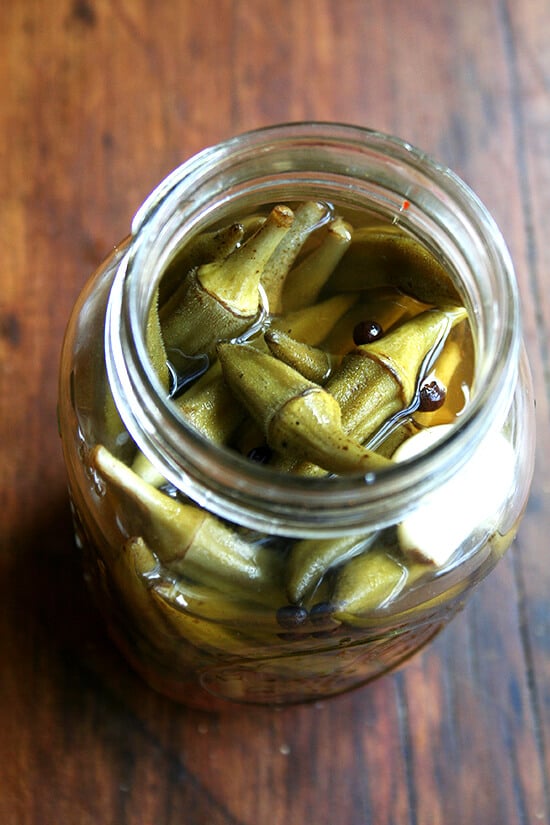 pickled okra pickled okra