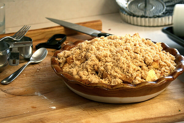 Darcy's apple crumble — so delicious! Darcy's apple crumble — so delicious!