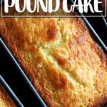 Just-baked orange-ricotta pound cakes.