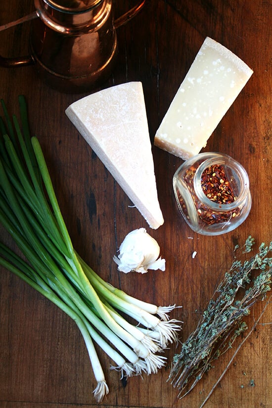 This salsa di parmigiano is a nice little sauce to know. Made mostly in the food processor, it comes together in less than ten minutes and makes enough to last you for weeks. Apparently, at Michael Chiarello's Bottega, every table receives a bowl of the sauce along with crispy bread before the main courses arrive. Sounds heavenly. // alexandracooks.com This salsa di parmigiano is a nice little sauce to know. Made mostly in the food processor, it comes together in less than ten minutes and makes enough to last you for weeks. Apparently, at Michael Chiarello's Bottega, every table receives a bowl of the sauce along with crispy bread before the main courses arrive. Sounds heavenly. // alexandracooks.com