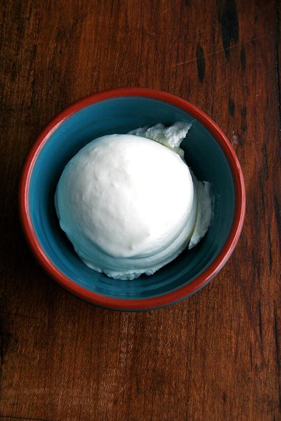 Lemony, perfectly sweet, creamy-textured, this mascarpone sorbet, which comes together in minutes, is so refreshing and so delicious. // alexandracooks.com Lemony, perfectly sweet, creamy-textured, this mascarpone sorbet, which comes together in minutes, is so refreshing and so delicious. // alexandracooks.com