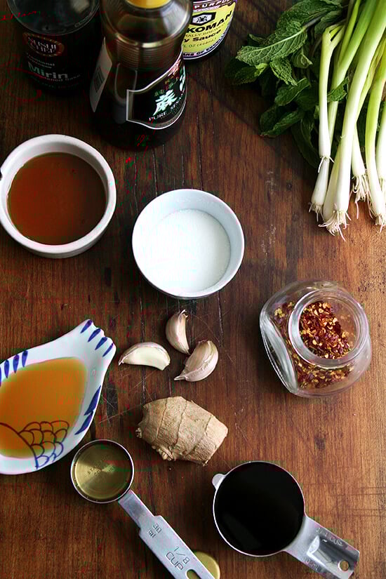 In this soba noodle salad, both the tofu and noodles are dressed with the same ginger and garlic soy-based dressing. It's a great dressing to use with any number of Asian noodles, but it excels in one area in particular: complete tofu domination. // alexandracooks.com In this soba noodle salad, both the tofu and noodles are dressed with the same ginger and garlic soy-based dressing. It's a great dressing to use with any number of Asian noodles, but it excels in one area in particular: complete tofu domination. // alexandracooks.com