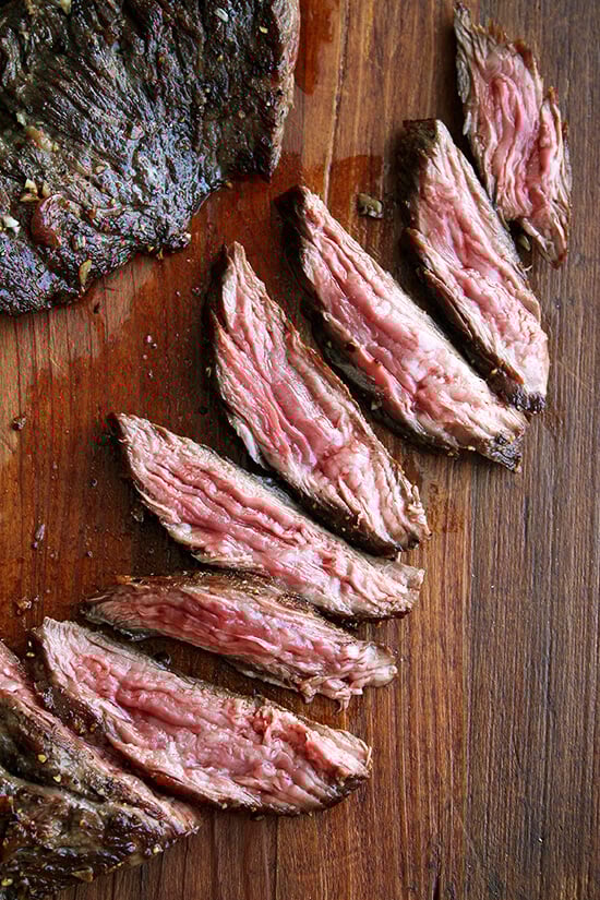 This steak with shallots will draw you in, those crispy bits will dangle and taunt, that carving knife will reflect light in your eye until you succumb. The sauce is more of a compote, sweet stewed shallots with a perfect bite, and would be a nice condiment for any steak. // alexandracooks.com This steak with shallots will draw you in, those crispy bits will dangle and taunt, that carving knife will reflect light in your eye until you succumb. The sauce is more of a compote, sweet stewed shallots with a perfect bite, and would be a nice condiment for any steak. // alexandracooks.com