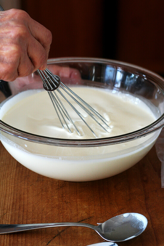 As with most homemade dairy experiments, the process of making homemade cultured butter is half the fun: watching the cream thicken on the countertop, seeing it separate into curds and buttermilk in the food processor, unwrapping the cheesecloth to reveal a rich, tangy mass. // alexandracooks.com As with most homemade dairy experiments, the process of making homemade cultured butter is half the fun: watching the cream thicken on the countertop, seeing it separate into curds and buttermilk in the food processor, unwrapping the cheesecloth to reveal a rich, tangy mass. // alexandracooks.com