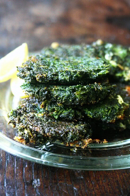 Crispy on the edges, creamy in the center, these little chard fritters, squeezed with lemon, make the most lovely Meatless Monday meal. But more importantly they save the fridge from utter and complete dark-leafy-green domination. And for that I couldn't be more grateful. // alexandracooks.com Crispy on the edges, creamy in the center, these little chard fritters, squeezed with lemon, make the most lovely Meatless Monday meal. But more importantly they save the fridge from utter and complete dark-leafy-green domination. And for that I couldn't be more grateful. // alexandracooks.com
