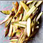 A pile of the crispiest, simplest oven-roasted fries.