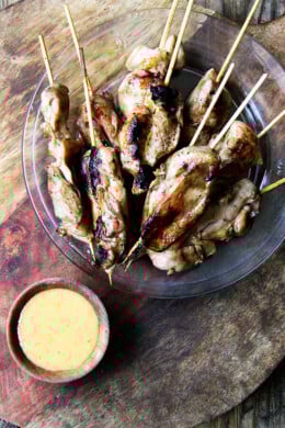 I love this peanut sauce, one I have made a number of times over the years, for its versatility: for chicken satay, lettuce wraps, and fresh spring rolls. It, along with copious amounts of Thai basil, even transforms tofu. // alexandracooks.com