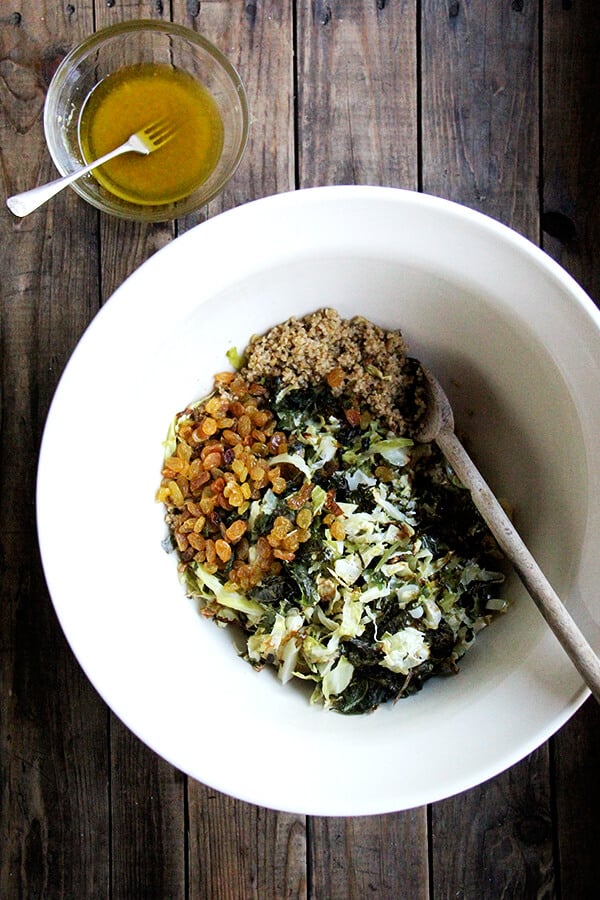 This freekeh salad is my favorite kind of recipe, one whose assembly is fluid — as the vegetables roast in the oven, the freekeh cooks stovetop, and you make the dressing — and whose payoff is big: minimal mess and a meal that's at once light and comforting. // alexandracooks.com This freekeh salad is my favorite kind of recipe, one whose assembly is fluid — as the vegetables roast in the oven, the freekeh cooks stovetop, and you make the dressing — and whose payoff is big: minimal mess and a meal that's at once light and comforting. // alexandracooks.com