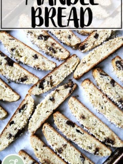 Just baked mandel bread.