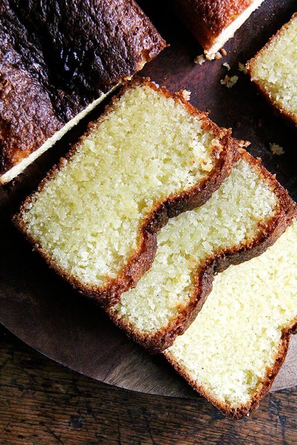 Ottolenghi's lemon-semolina cake.