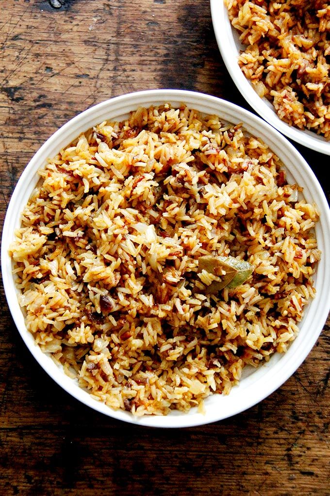 A bowl of Moroccan Rice.