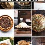 A montage of homemade pies and tarts.