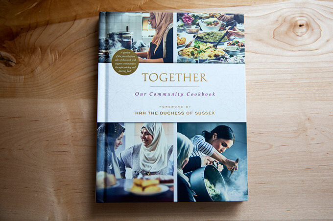 Together, the cookbook, a collection of recipes from a community of women affected by the Grenfall Tower tragedy.