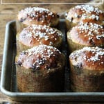 chocolate-studded panettone