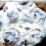 overnight brioche cinnamon rolls with cream cheese frosting