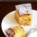 A plate of Chez Panisse almond torte.