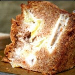 A slice of Teddie's Apple Cake.