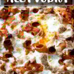 Just-baked penne alla vodka sauce.