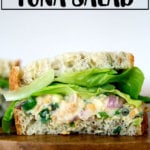 Vegan no-tuna tuna salad sandwiches.