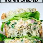 Vegan no-tuna tuna salad sandwiches.
